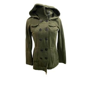 Size XS Hurley Womens Fleece Lined Winchester Jacket Removable Hood